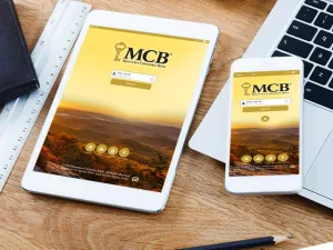 MCB online banking iPad + iPhone